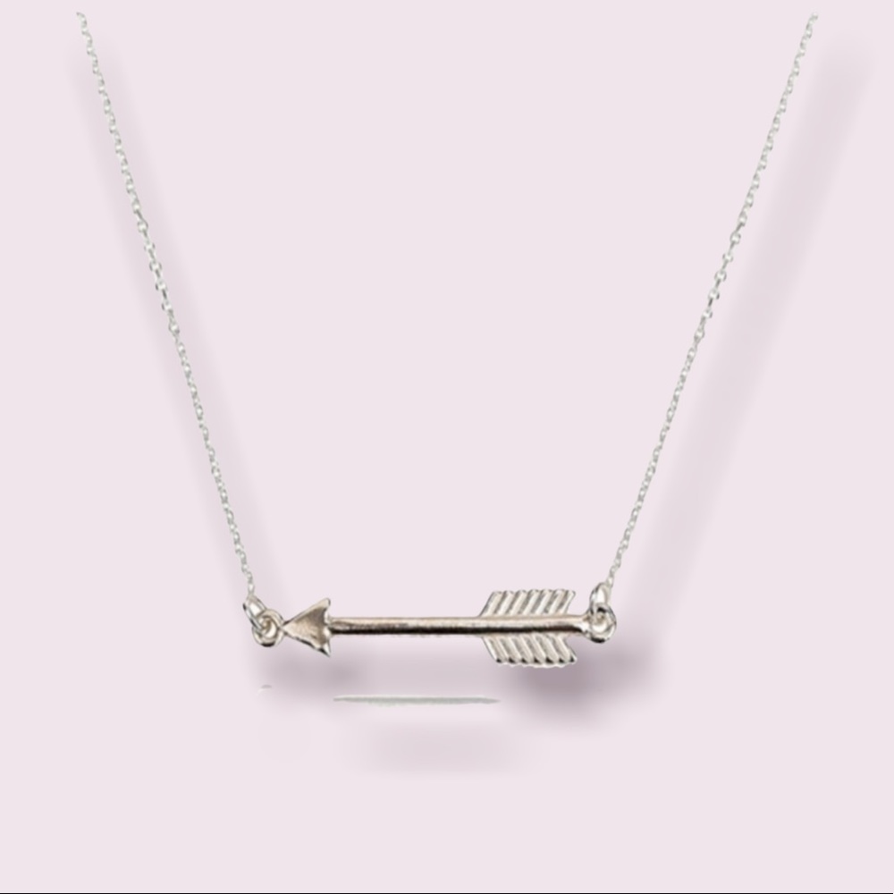 Arrow Silver Colored Necklace